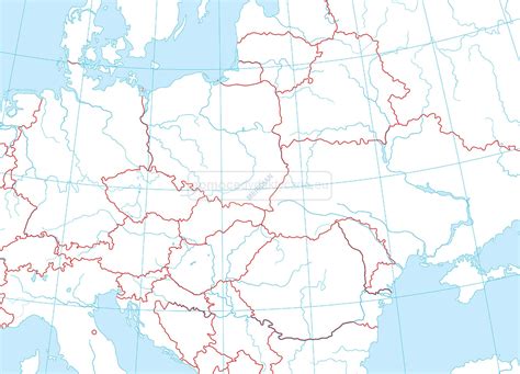 mapa konturowa europy mapa scienna pomocedydaktyczneeu