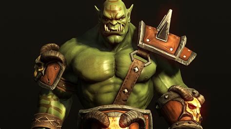 fantasy orc character  world  warcraft game
