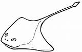 Mantarraya Stingray Mantarrayas Pijlstaartrog Manta Verde Animales Rog Categorías Whale sketch template