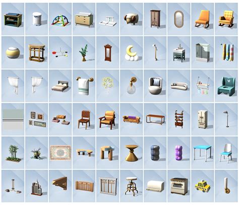 full list   sims  growing  items cas  build
