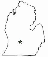 Michigan Outline Map Mitten Blank Clipart Clip Clipartmag Mi Come Visit Clipartbest Cliparts sketch template