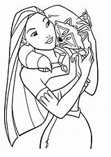 Pocahontas Coloring Pages Printable Everfreecoloring Kids sketch template