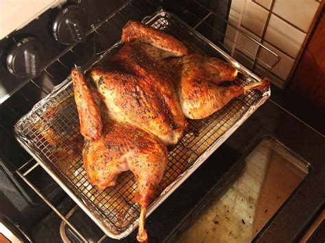 Crisp Skinned Spatchcocked Butterflied Roast Turkey With Gravy Recipe