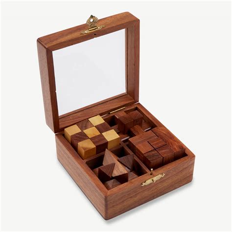 wooden  puzzle    set uber games