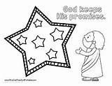 Abraham Bible Activities God Craft Coloring Kids Crafts Story Children Promise Promises Sarah Printable His Worksheets Father Star Preschool Life sketch template