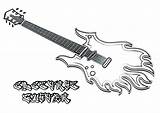 Guitarra Electrica Guitarras Eléctrica Gitar Instruments Birijus Dibujosonline Musicales Fogo Elctrica Letra Colorironline sketch template