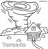Tornado Coloring Pages Kids Printable Sheets Natural Color Tornados Disasters Drawing Cartoon Sheet Tornadoes Air Print Oz Coloringtop Preschool Wizard sketch template