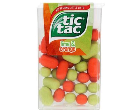 tic tac lime orange single  mm family