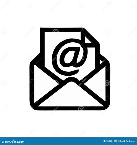 email icon isolated  white background email icon  trendy design