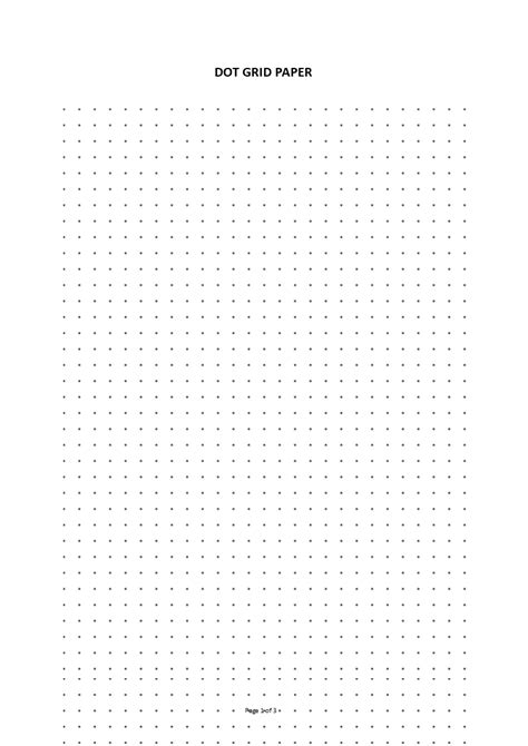 printable dotted ruled paper
