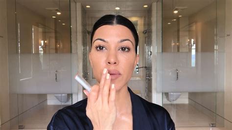 watch beauty secrets kourtney kardashian s guide to natural ish masking and makeup vogue