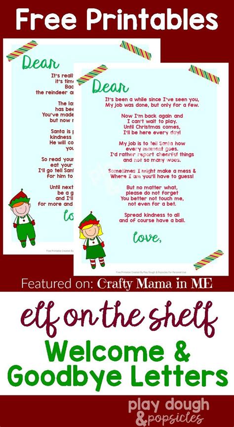 elf   shelf letters  printables crafty mama   elf