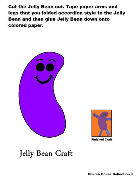 jelly bean craft template jelly beans crafts school coloring pages