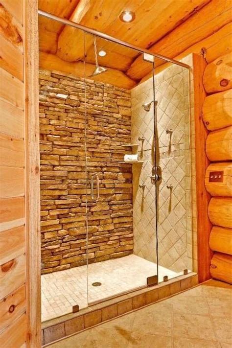 shower bath cabin luxury   log cabin bathrooms ideas  pinterest log cabin bathrooms