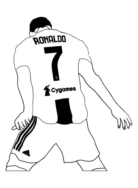 cristiano ronaldo coloring pages coloring pages  kids  adults