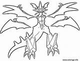 Necrozma Legendary Legendaire Sulfura Cosmiques Solgaleo Pokémon Gratuit Gardien Iles Coloriages Extraordinaire sketch template