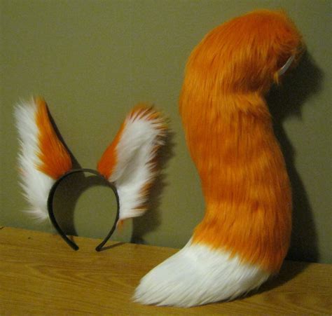 lost boy fox tailear set weasyl fox costume lost boys fox ears  tail