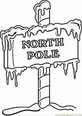 Pole North Coloring Pages Sign Christmas Printable Clip Clipart Poles South Templates Color Bmp Untitled Printables 1060 Wanted Poster Xmas sketch template