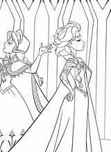 Elsa 101coloring sketch template