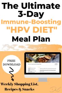 complete  day immune boosting hpv diet meal plan