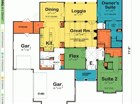 ranch style floor plans   master suites viewfloorco