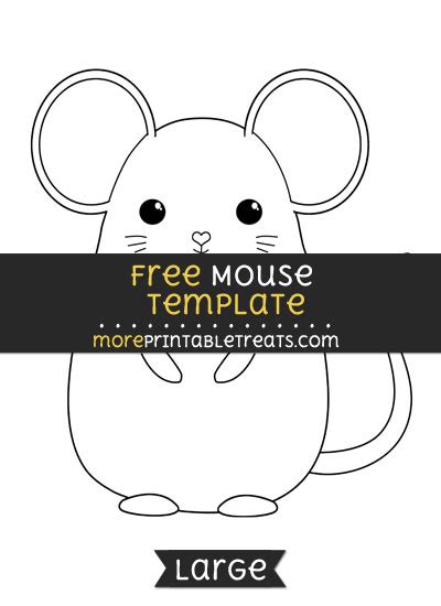 mouse template large