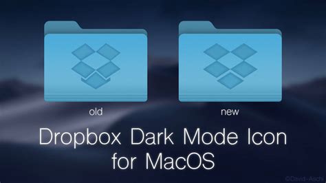 dropbox dark mode icon  macos  david aschi  deviantart