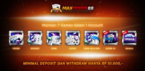 maxpoker situs judi poker   domino qq uang asli terpercaya indonesia