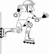 Coloring Pages Sports Rollerskating Animated Sport Gif Kidprintables Return Main Gifs sketch template