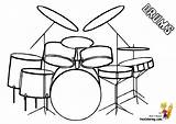 Drum Set Drawing Coloring Drums Musical Drawings Music Easy Percussion Kids Colouring Bass Board Instrument Instruments Choose Pages Clipartmag Sketches sketch template