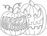 Coloring Pumpkin Halloween Scary Kids Howdy sketch template