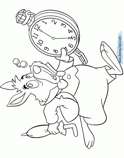 alice  wonderland coloring pages disney  getcoloringscom
