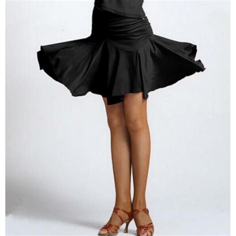 Black Violet Latin Dance Costume Senior Sexy Latin Dance Skirt For