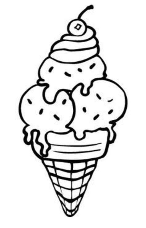 printable ice cream coloring pages  coloringpage