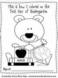 image result   day  kindergarten coloring page  day