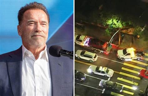 Arnold Schwarzenegger Involved In La Car Crash