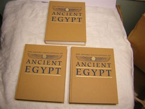 the oxford encyclopedia of ancient egypt 2001 hardcover for sale