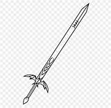 Zelda Weapons Colorear Espadas Espada Skyward Clipartkey sketch template