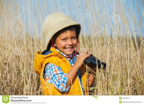 young safari boy stock image image   face