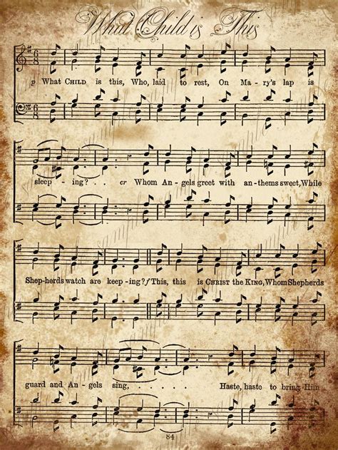 printable christmas carols sheet