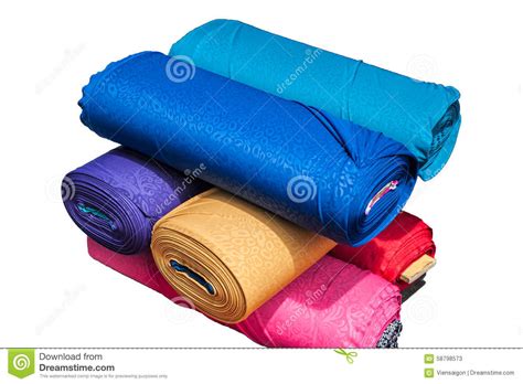 cloth rolls stock image image  pile wear color
