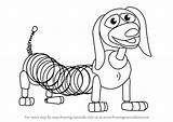 Toy Slinky Story Dog Draw Drawing Step Toys Drawings Easy Disney Cartoon Simple Tutorials Drawingtutorials101 Learn Getdrawings Choose Board sketch template