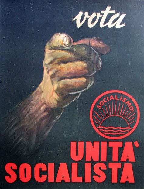 1940 50 s italian socialism or socialist vintage propaganda poster ondas poster socialism