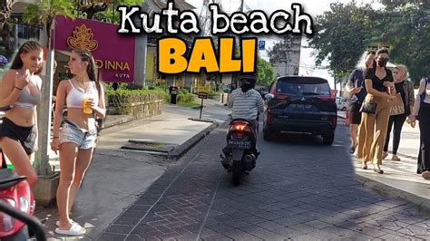 Virtual Tour Kuta Street The Most Famous Beaches In Bali Youtube