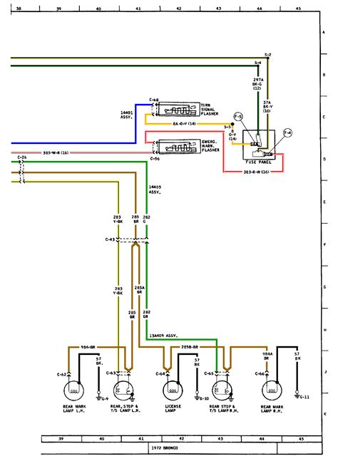 diagram  bronco turn signal diagram mydiagramonline