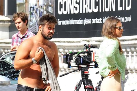 spencer matthews seen filming made in chelsea topless with