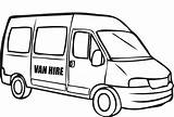 Van Coloring Drawing Pages Colouring Police Clipart Vw Kids Cars Clip Printable Minivan Vans Color Getdrawings Delivery Simple T5 Cartoons sketch template