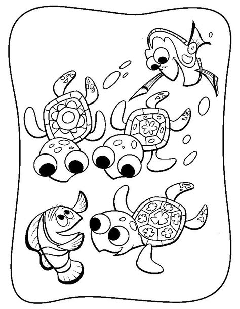 finding nemo coloring pages  coloring sheets finding nemo