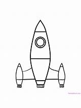 Lightyear Spaceship sketch template