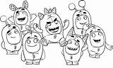 Oddbods Coloring Pages Kids Odd Drawing Pbs Squad Printable Print Cartoon Characters Para Colorear Color Pintar Dibujos Cartonionline Technology Sheet sketch template